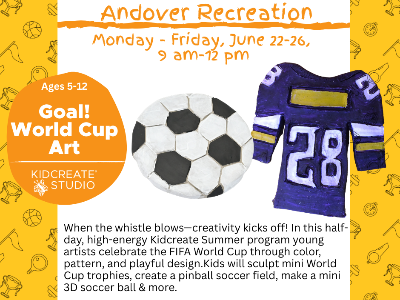 Andover Rec: Goal! World Cup Art (5-12y)